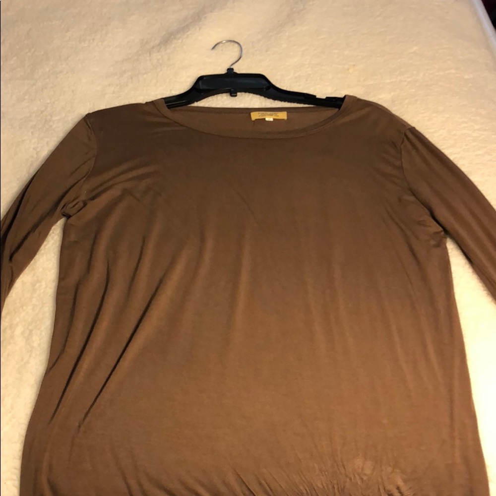 Long selve piko top